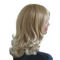 Blonde Perücke mit Platin blonden Haarspitzen 45 cm 'BL028'