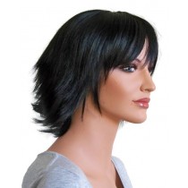 Black Wig for Cosplay Short Spiky Hairstyle 'CP028'