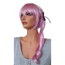 Cosplay Wig Purple White Mix with Ponytail 50 cm 'CP009'