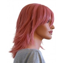 Perruque Anime couleur des cheveux vieux rose 40 cm 'CP025'