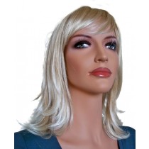 Blond perukę z platynowy blond porady włosów 40 cm "BL023"