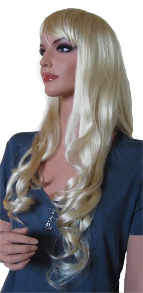 Ljus Blond Peruk Kvinna 'BL003' 70 cm
